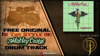 🥁 Mötley Crüe Style Drum Track - 165 BPM (FREE WAV DOWNLOAD)