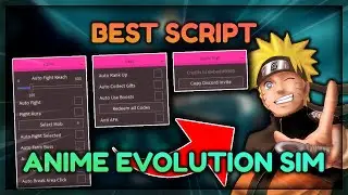 *UPDATE* ANIME EVOLUTION SIMULATOR HACK 🔥BEST AUTO FARM GUI 🔥Roblox Anime Evolution Simulator Script