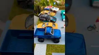 Hot Wheels, Mini GT & Majorette Diecast Cars in My Diorama | 1/64 Scale Models