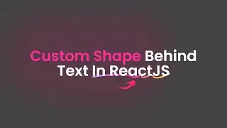 Custom Shape Behind Text in React JS