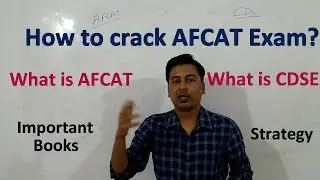 AFCAT 2021 Exam Preparation | AFCAT 2021 Preparation | Syllabus, Books, Strategy |