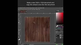 How to make a seamless texture in GIMP 