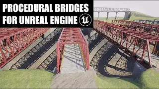 Unreal Marketplace | Procedural Bridges for Unreal Engine - Trailer