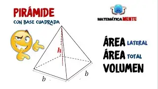 La pirámide de base cuadrada | Aplicación del teorema de Pitágoras | Problema 2
