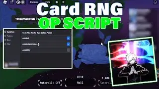 [HUGE UPD] Card RNG Script / Hack | Auto Roll, Auto Obby, Auto Collect Potion & More