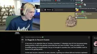 xQc Reacts to Forsen Mods Saying He Passed Away