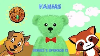 Funky the Green Teddy Bear – Farms. Preschool Fun for Everyone! Series 2 Episode 12