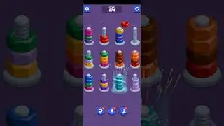 Nuts Sort Master Level 274 Solution Walkthrough Without Any Undo