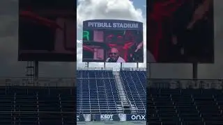 A new addition in the 305! Introducing Pitbull Stadium at FIU— 🎤🏟️| #ONLYinDADE