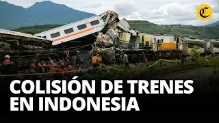 Choque de trenes en INDONESIA deja al menos 4 víctimas y más de 20 heridos | El Comercio