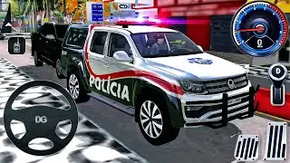 Police Car Driving Chase 3D - Real Multi-Storey Patrulhando o Brasil Simulator - Android GamePlay