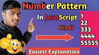 pattern in javascript | number pattern in javascript 2019