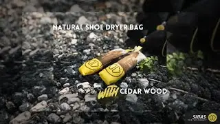 Natural shoe dryer bag with cedar wood | Sidas