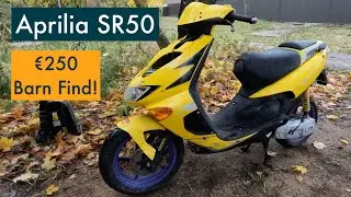 1999 Aprilia SR50 €250 Barn Find #1
