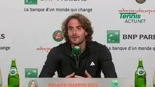 Tennis - Roland-Garros 2024 - Stefanos Tsitsipas : 