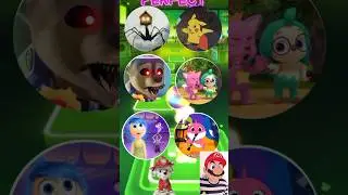 Spider House Head, Pikachu, Paw Patrol Exe, Pinkfong, Inside Out, Baby Shark Tiles Hop 294