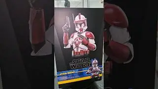 Hot Toys Clone Commander Fox - TMS103 #starwars #hottoys #actionfigures #clonewars #clone #unboxing