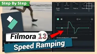 Speed Ramping (Speed up or Slow Motion) | Filmora 12 &13 Tutorial