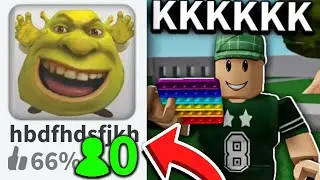 JOGOS COM NENHUMA VISITA no ROBLOX