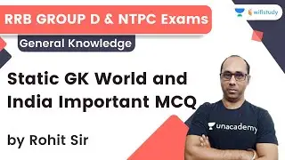 Static GK World and India Important MCQ | GK | NTPC CBT 2 | wifistudy | Rohit Kumar