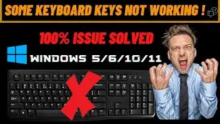 Fix Some Keys Not Working on Laptop Keyboard  2022  Fix Keys of laptop Keyboard without Replacement