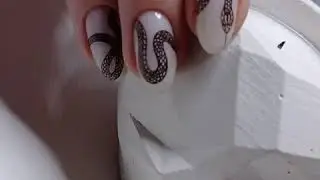 Самые модные ногти / стильный дизайн маникюра / топ ноготки /змея на ногтях!/ шикарно / вау / обзор