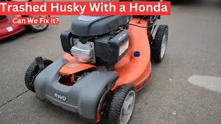 Husqvarna mower Wit Honda Engine That Needs Some Help.