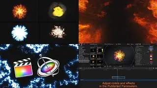 VFX Elements Pack | Final Cut Pro, Apple Motion Template