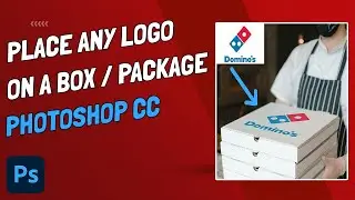 How To Place Logo Onto A Box or Package in Photoshop - Step By Step