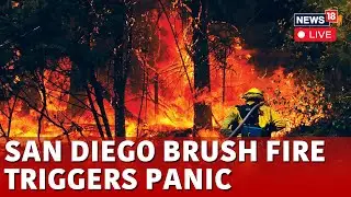 San Diego Fire LIVE Updates | New Fire Erupts In San Diego | San Diego Fire Evacuation | N18G