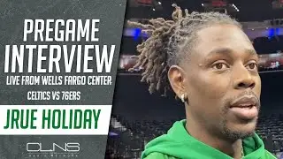 Jrue Holiday Talks About Guarding Joel Embiid | Celtics vs 76ers