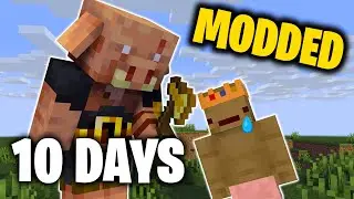 I Survived 10 Days in Modded Hardcore Minecraft... Here's What Happened