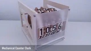 How to make a clock with gears and one motor