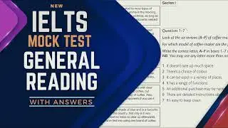 IELTS General Reading Practice Test with Answers 2024 {-4K-}