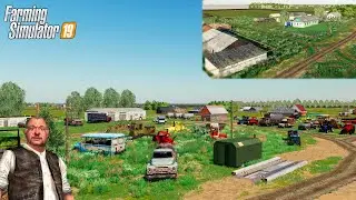 НОВАЯ РУССКАЯ КАРТА НОВГОРОДОВКА ДЛЯ FARMING 19.БОЛЬШОЙ ТРАКТОР, БОЛЬШИЕ ПОЛЯ!