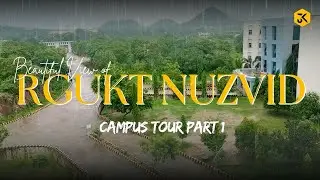 RGUKT Nuzvid Rain View ☔️ | Exploring the Beautiful Campus 🏞️ | IIIT Nuzvid Vlog | Tour | Part 1