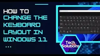 How to Change Keyboard Layout | Switch Keyboard Languages (Windows 11)