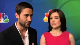 The Blacklist  Ryan Eggold & Megan Boone NBC Upfronts TV Interview