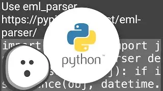 How can I get an attached eml file from email message content using Python?