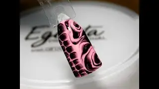 Top Beautiful nail design. Drawing on the wet 2017 novelties from the manicure master nail 2017