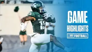 Florida Atlantic at Michigan State | Highlights | Big Ten Football | Aug. 30, 2024