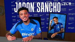 Behind-the-Scenes with JADON SANCHO as he becomes a Blue! 🔵 | BTS at Cobham | Chelsea FC