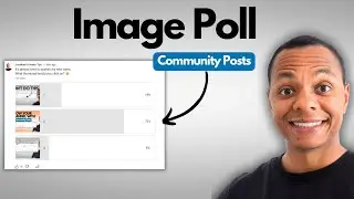 How to upload IMAGE POLL as Community Post on YouTube