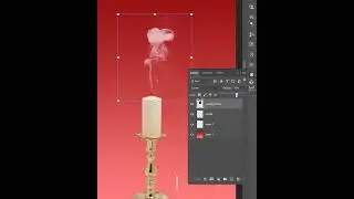 Transparent Smoke in Photoshop | Photoshop Tutorials | Youtube Shorts 