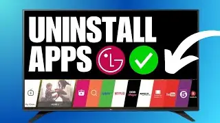 LG Smart TV How To Uninstall & Install Apps