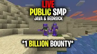 Public Minecraft SMP Server for Java & Bedrock *LIVE* 1.17.1 (Free to Join)  *1 BILLION BOUNTY*