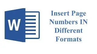 How To Insert Page Numbers In Different Styles In MS Word URDU|HINDI