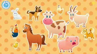 Farm animals names and sounds Animals for kids