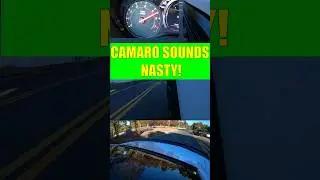 The Camaro SS Exhaust Is Unbelievably Good! 