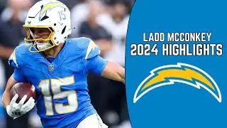 Ladd McConkey Midseason Highlights🔥| NFL 2024-2025